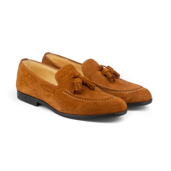 Vatrina Suede Moc Toe Loafers - Havan