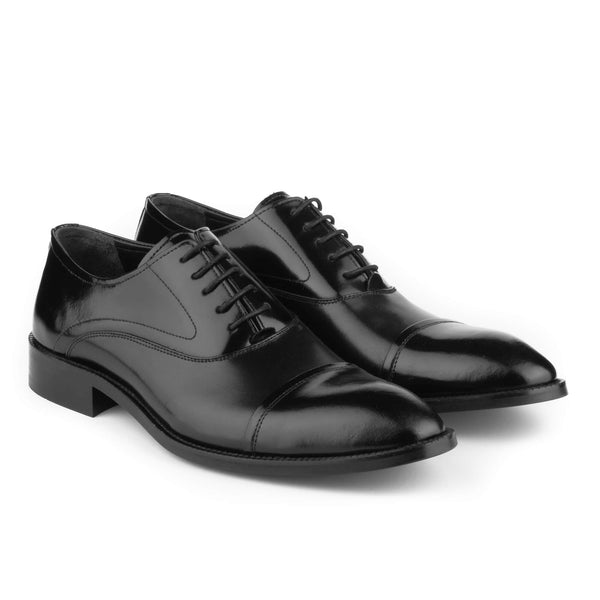 Vatrina Genuine leather  Oxfords - Black