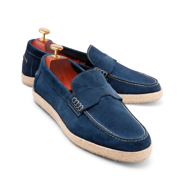 Vatrina Genuine leather loafer - blue