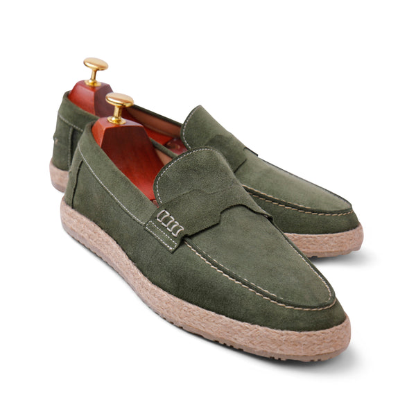 Vatrina Genuine leather loafer - pistachio